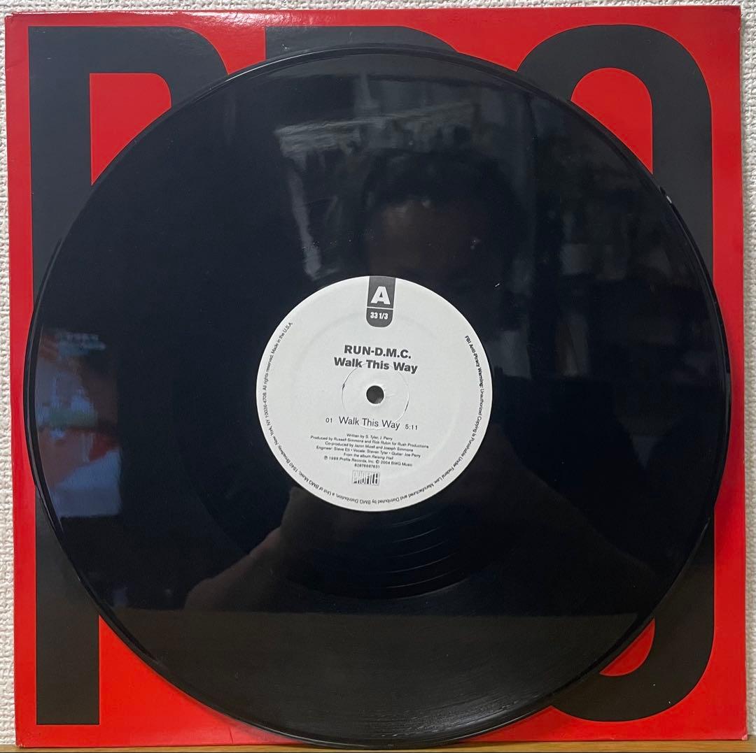 RUN-D.M.C. - Walk This Way 12" Vinyl Single Profile Records 2004 Hip Hop