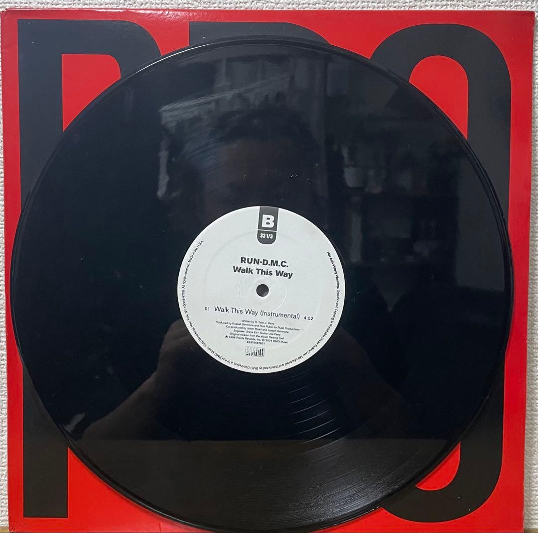 RUN-D.M.C. - Walk This Way 12" Vinyl Single Profile Records 2004 Hip Hop