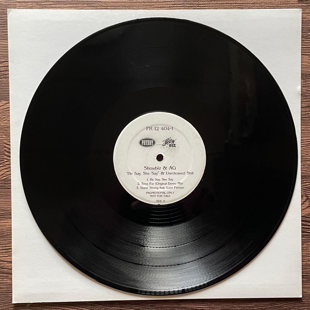 Showbiz & AG - He Say, She Say & Unreleased Shit 12" Vinyl Promo Hip Hop