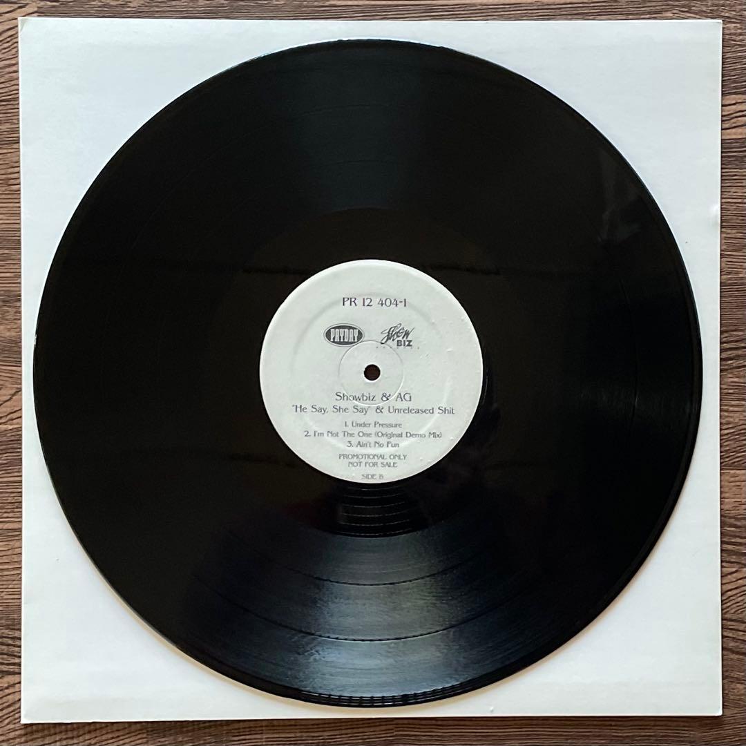 Showbiz & AG - He Say, She Say & Unreleased Shit 12" Vinyl Promo Hip Hop