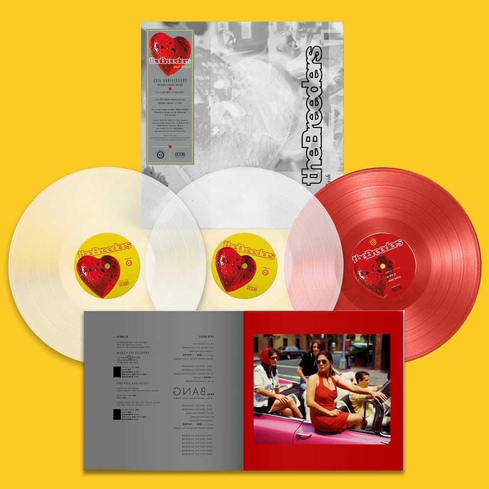The Breeders - Last Splash 30th Anniversary 3LP Set Remastered Vinyl 4AD