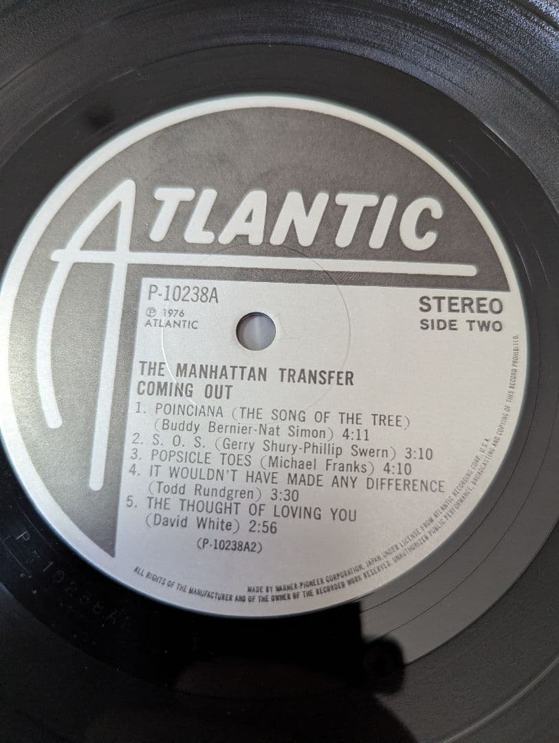 The Manhattan Transfer - Coming Out LP Japan Vinyl Record with Obi Insert