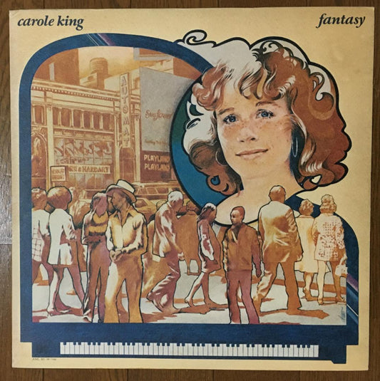 Carole King Fantasy LP Japan Pressing 1973 Soul Jazz Vinyl Record Insert