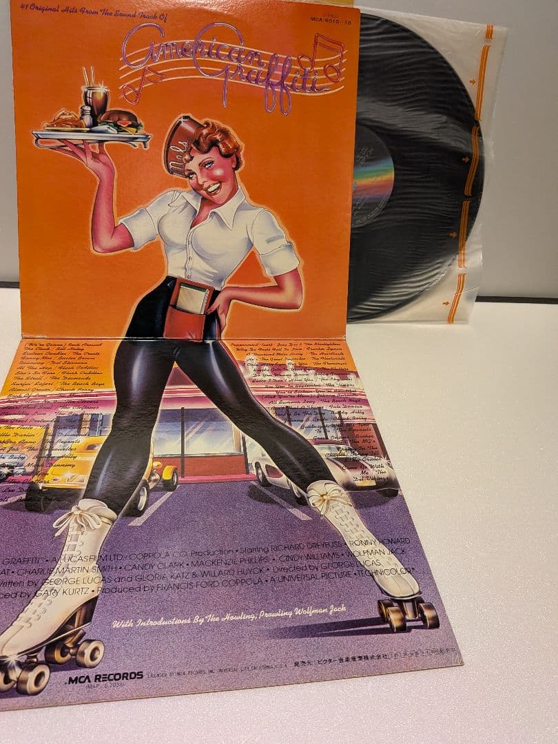 Various - The Sound Track Of American Graffiti 2LP Japan Vinyl Soundtrack Obi