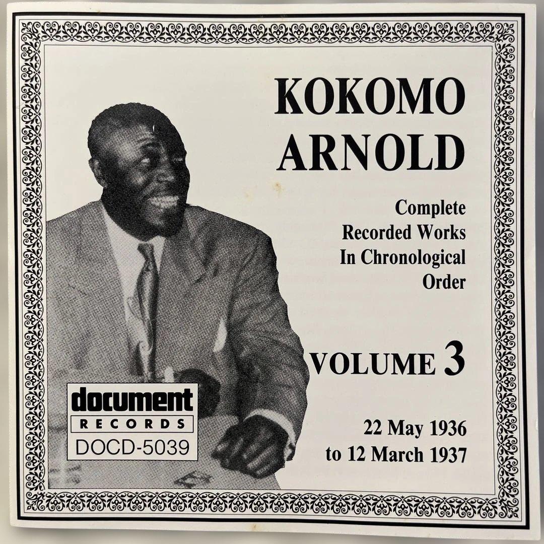 Kokomo Arnold CD Complete Recorded Works Vol 3 1936-1937 Document Records Import