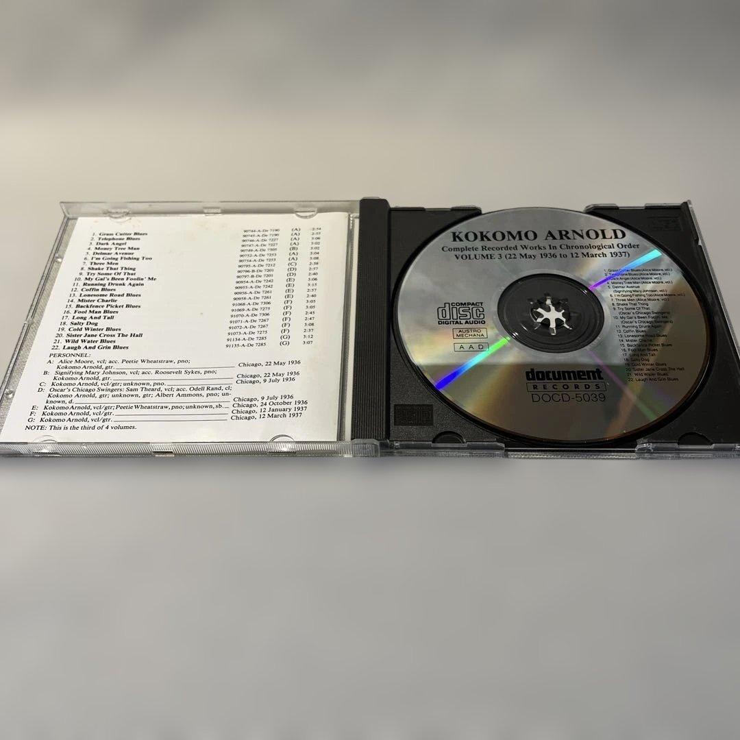 Kokomo Arnold CD Complete Recorded Works Vol 3 1936-1937 Document Records Import