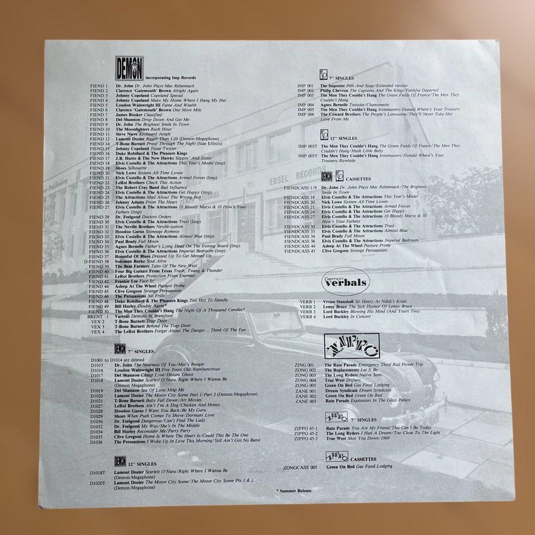 Green On Red Gas Food Lodging 1985 UK Vinyl LP Paisley Underground Enigma