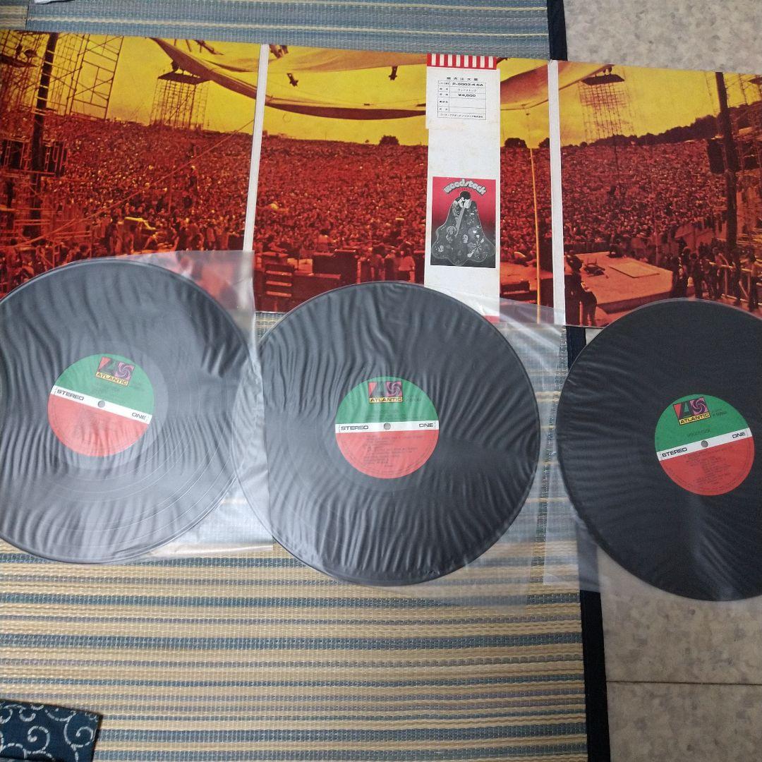 Woodstock Original Soundtrack 3LP Japan Pressing w/ OBI Atlantic P-5003-4-5A