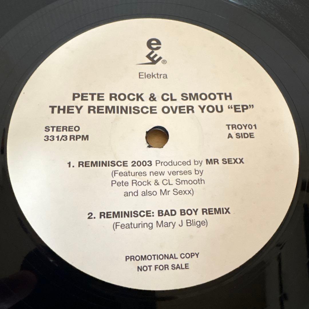 Pete Rock & CL Smooth - They Reminisce Over You EP Vinyl 12" Promo Hip Hop