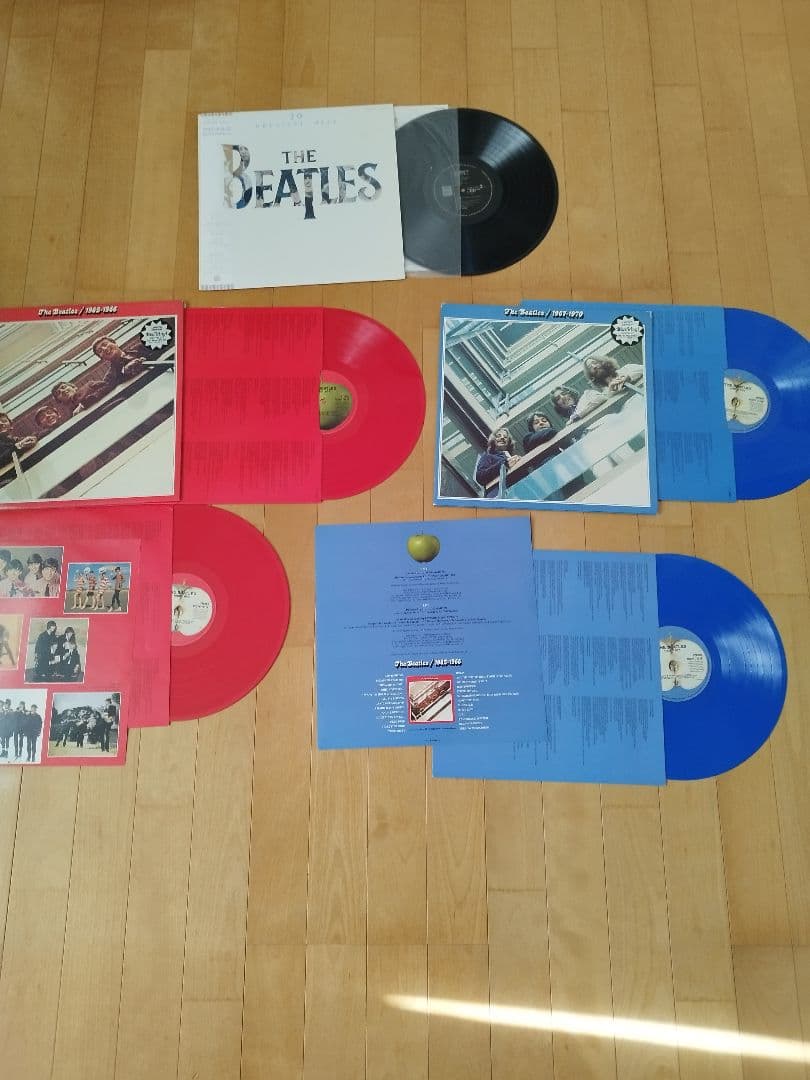 The Beatles 1962-1966 & 1967-1970 Red & Blue Vinyl 2LP Sets Japan Pressing