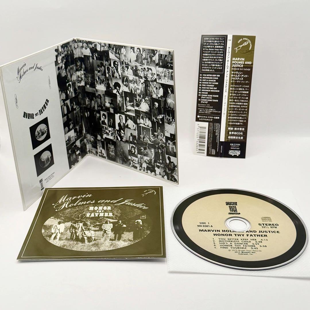 Marvin Holmes and Justice - Honor Thy Father CD Japan Press with OBI 2013