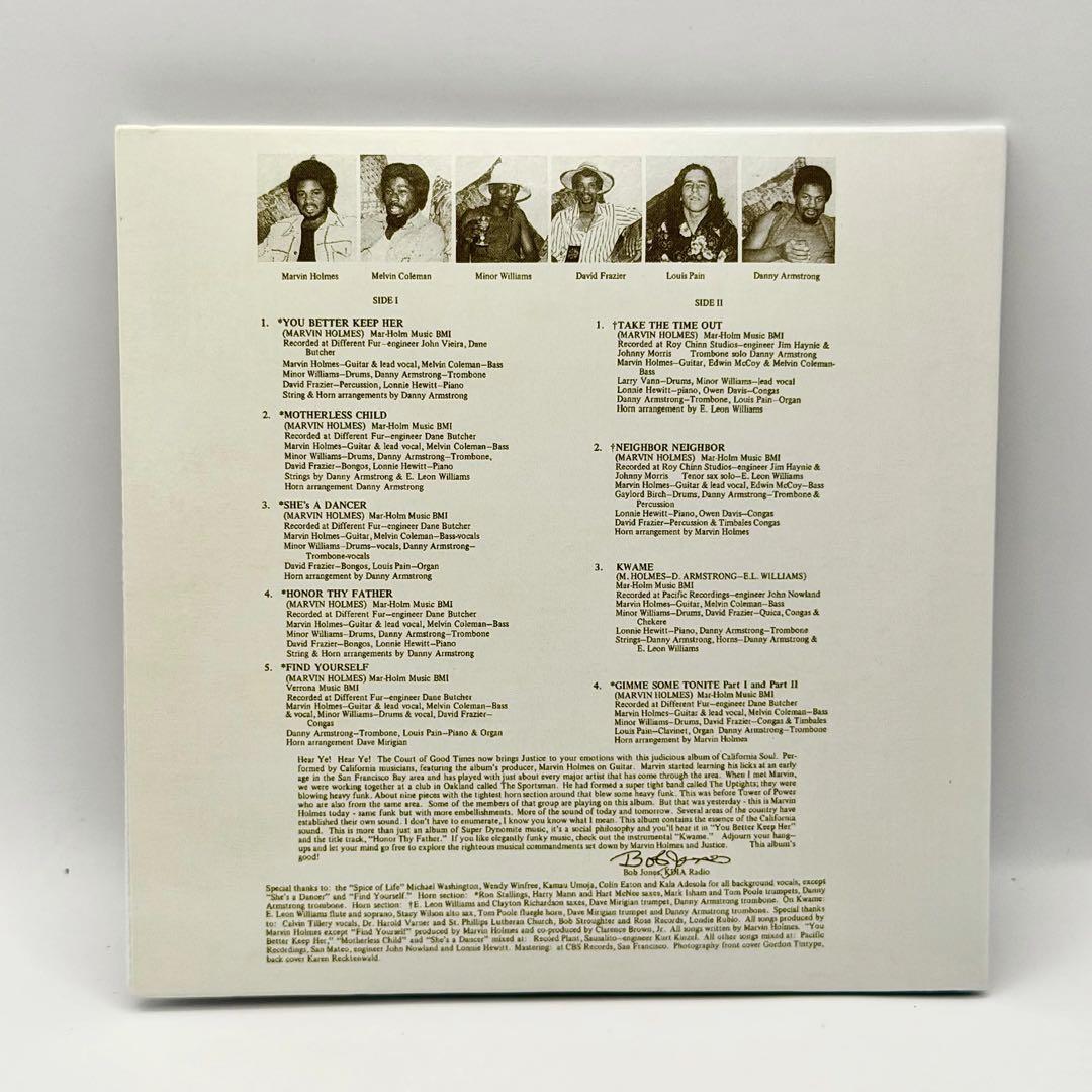 Marvin Holmes and Justice - Honor Thy Father CD Japan Press with OBI 2013