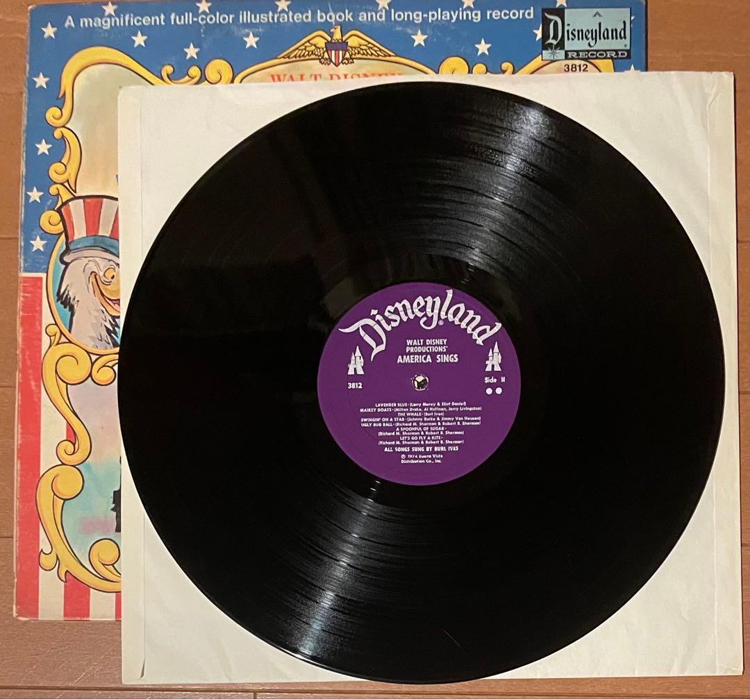 Walt Disney America Sings 1974 Vinyl LP Original Soundtrack w/ Booklet Disneylan