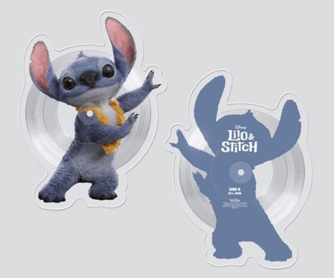 Lilo & Stitch Shaped Picture Disc 10" Vinyl Record Disney Soundtrack Import
