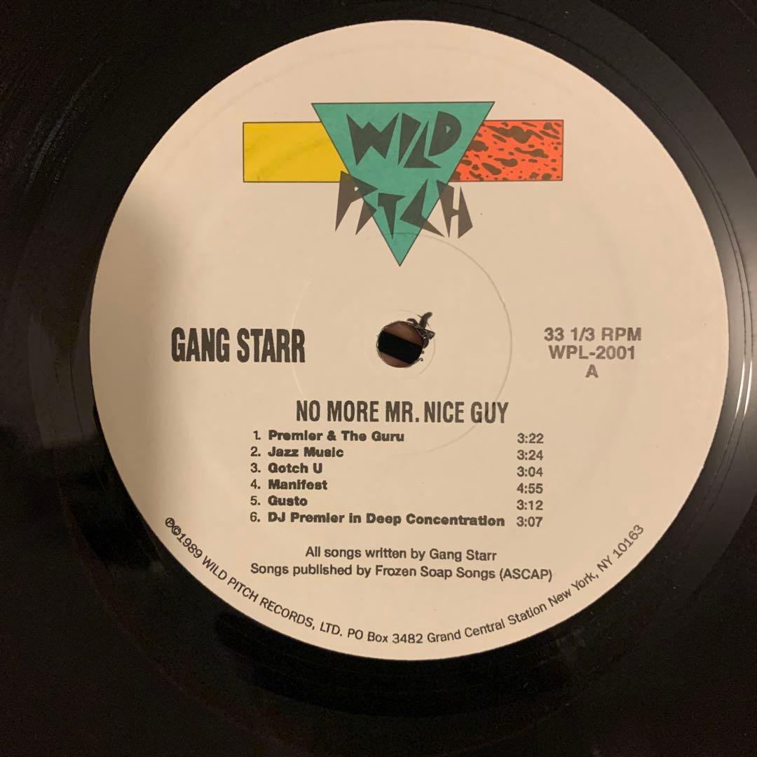 Gang Starr - No More Mr. Nice Guy LP Vinyl Classic Hip Hop Record