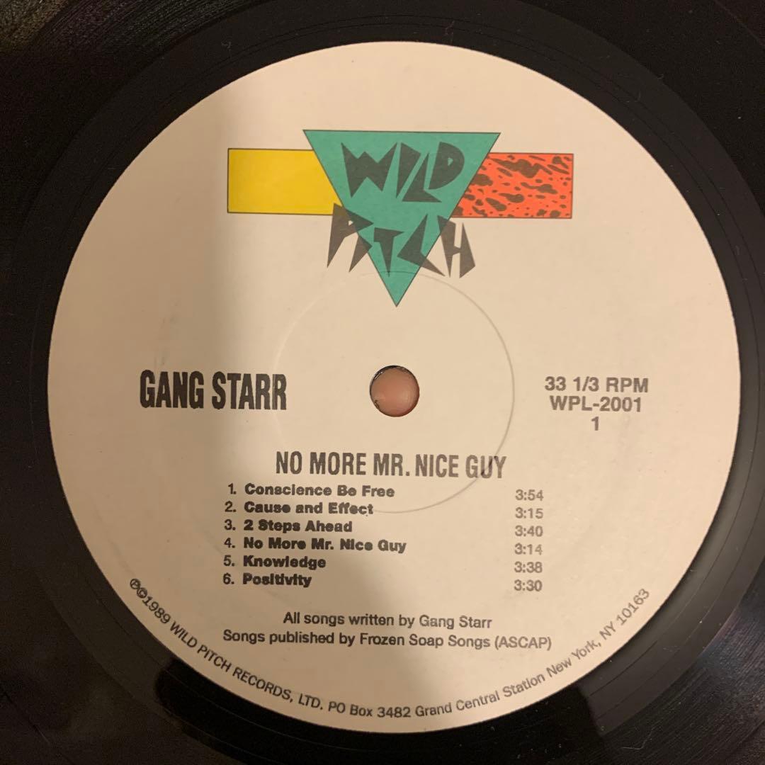 Gang Starr - No More Mr. Nice Guy LP Vinyl Classic Hip Hop Record