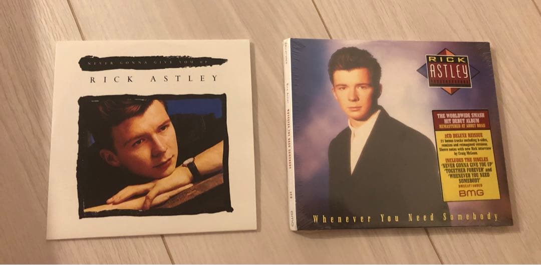 Rick Astley Whenever You Need Somebody 2CD Deluxe + Single CD Set 2022 Import