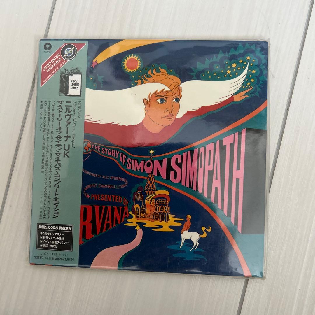 Nirvana UK The Story of Simon Simopath CD Japan Press Limited Paper Sleeve OBI