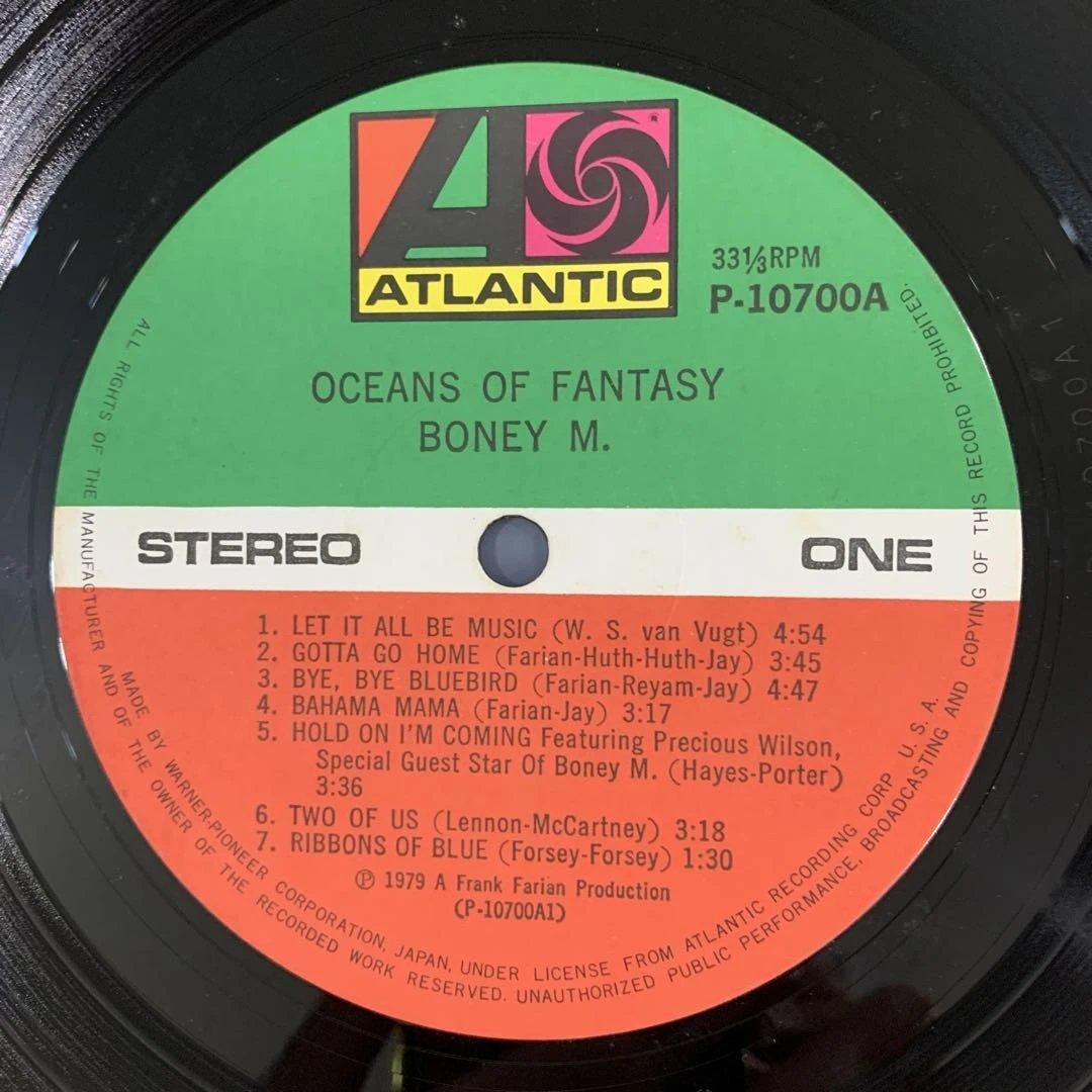 Boney M - Oceans of Fantasy LP Japan Original w/ Obi Disco Vinyl Record