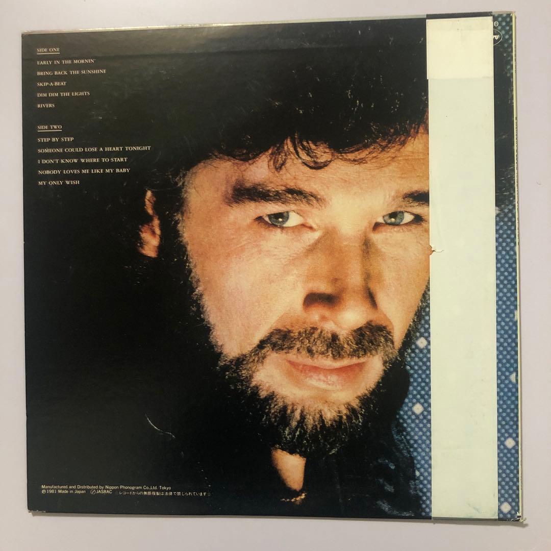 Eddie Rabbitt Step By Step Vinyl LP Japan 1981 25PP-29 Country Pop w/ Obi