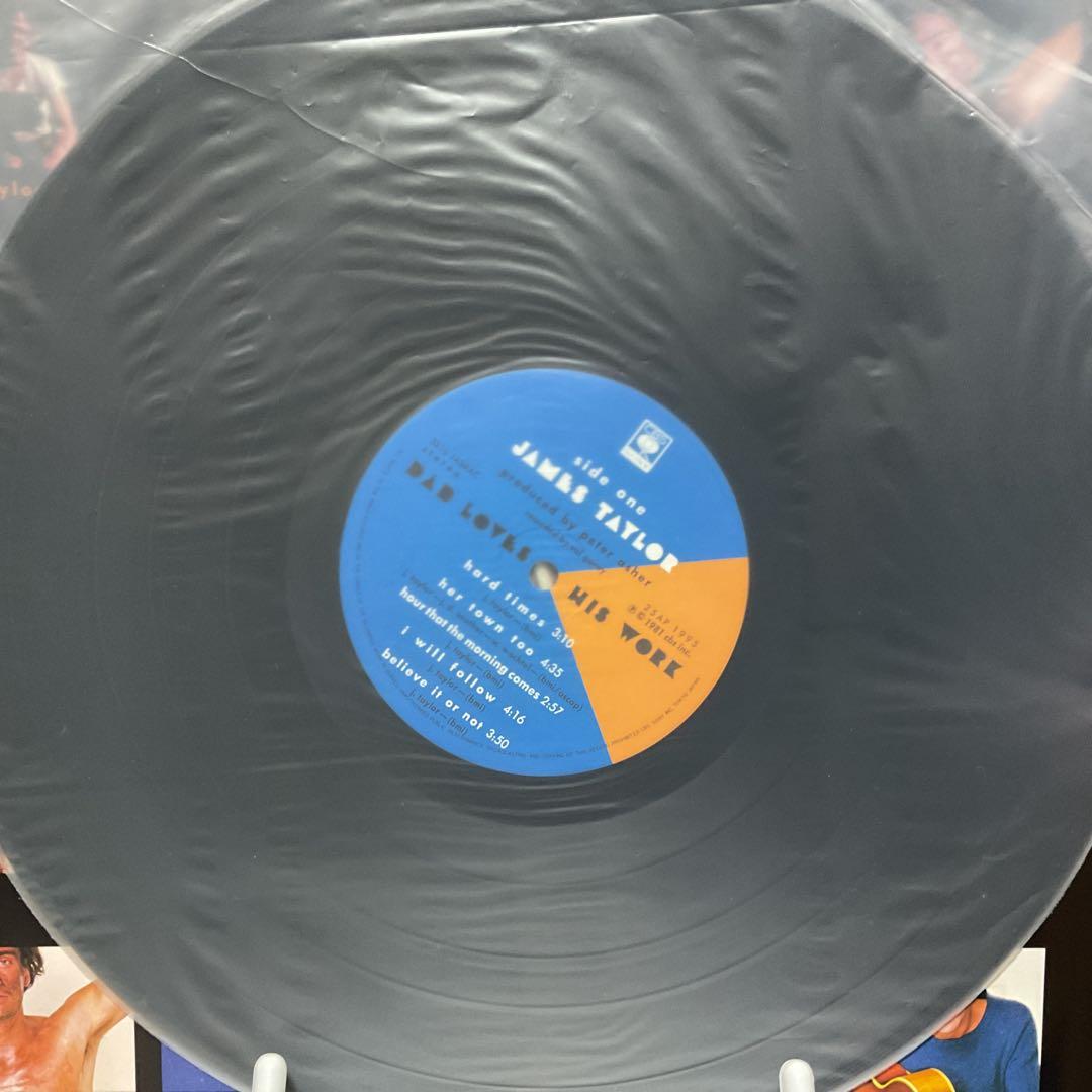James Taylor Dad Loves His Work Vinyl LP Japan Obi Soft Rock Singer-Songwriter