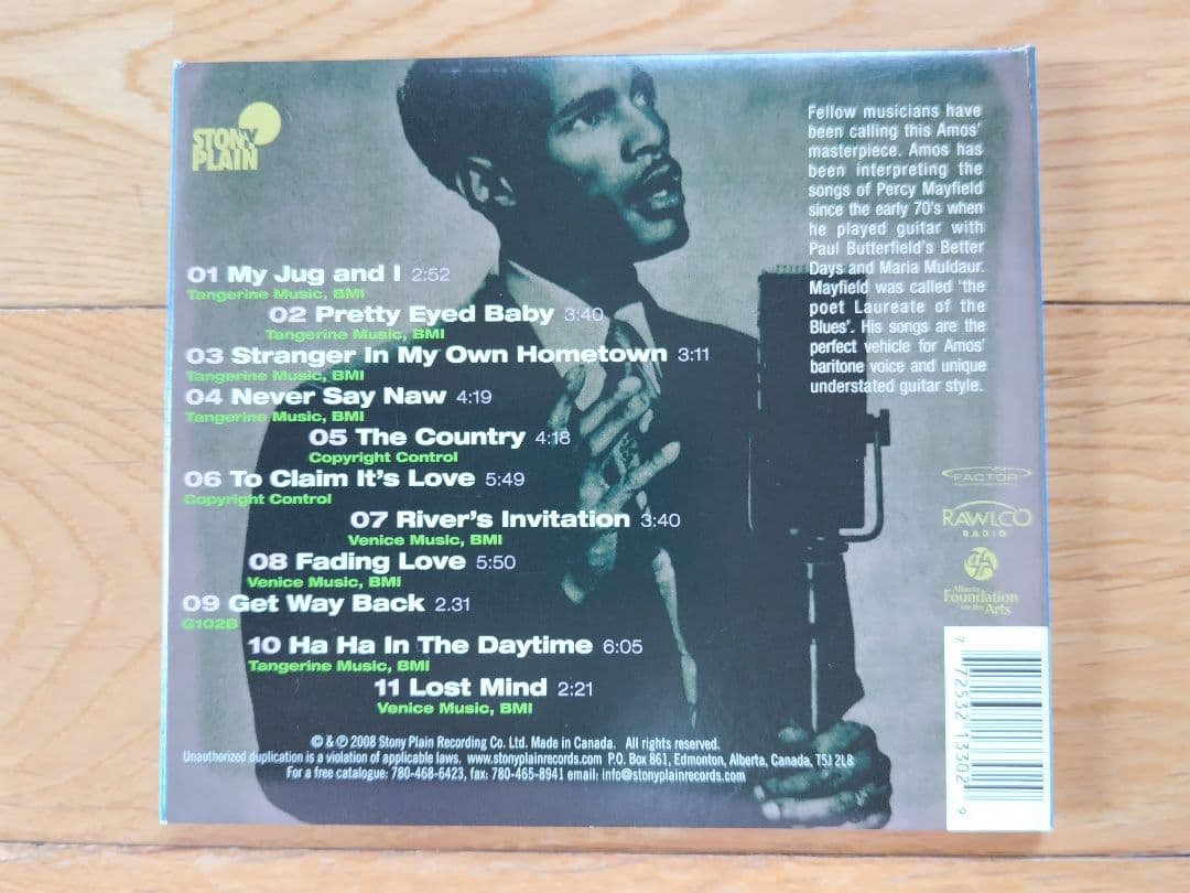 Amos Garrett - Get Way Back: A Tribute to Percy Mayfield CD Digipak (2008)