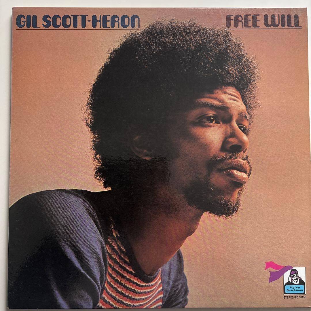 Gil Scott-Heron Free Will 1993 Japan Reissue LP Vinyl Record w/ Obi Jazz Soul