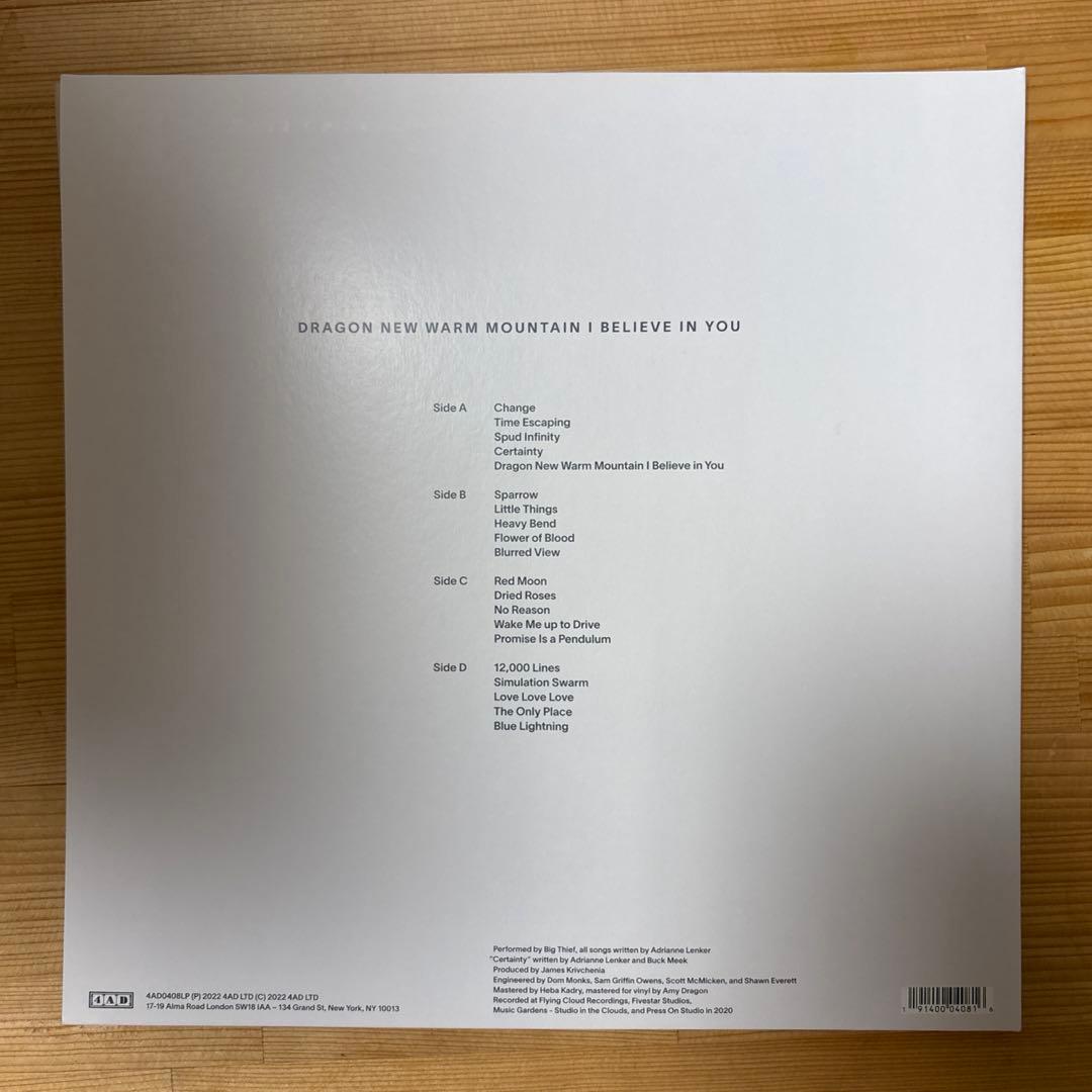 Big Thief Dragon  Warm Mountain 2LP Limited Random Color Vinyl Used | Japansoundstore