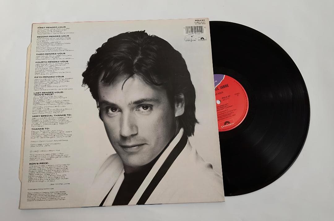 Jean-Michel Jarre - Rendez-Vous LP 1986 UK Pressing Electronic Synth Pop Vinyl