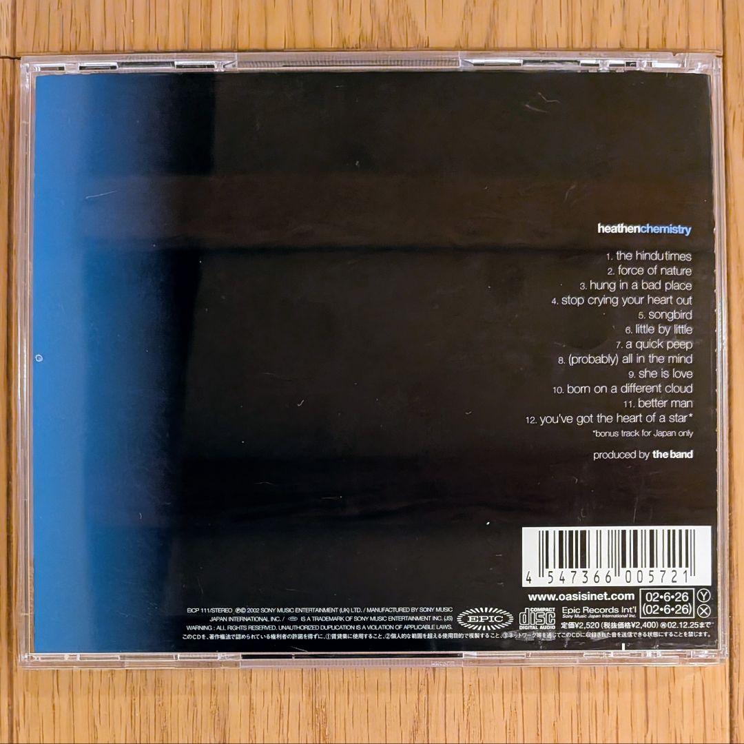 Oasis Heathen Chemistry CD Japan Press with OBI 2002 Limited Edition