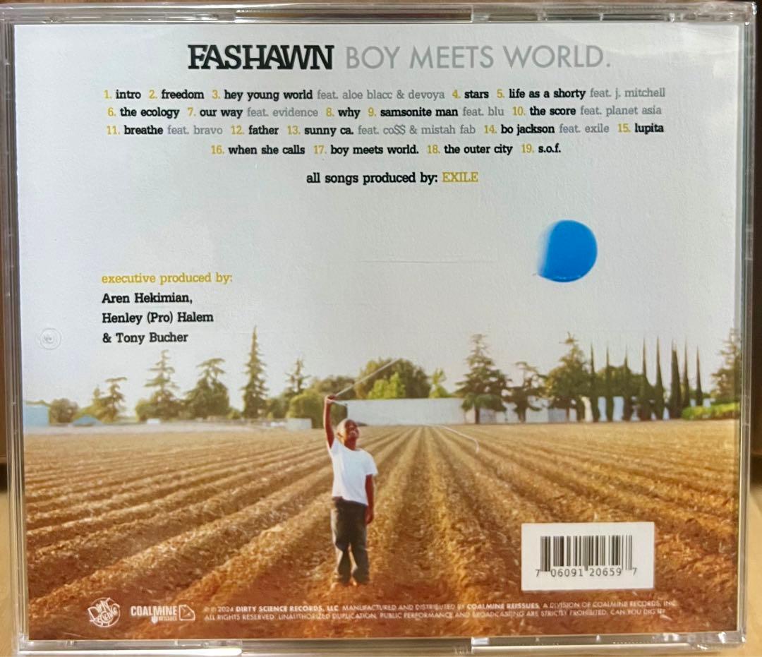 Fashawn - Boy Meets World CD 2024 Anniversary Limited Edition Hip Hop Import
