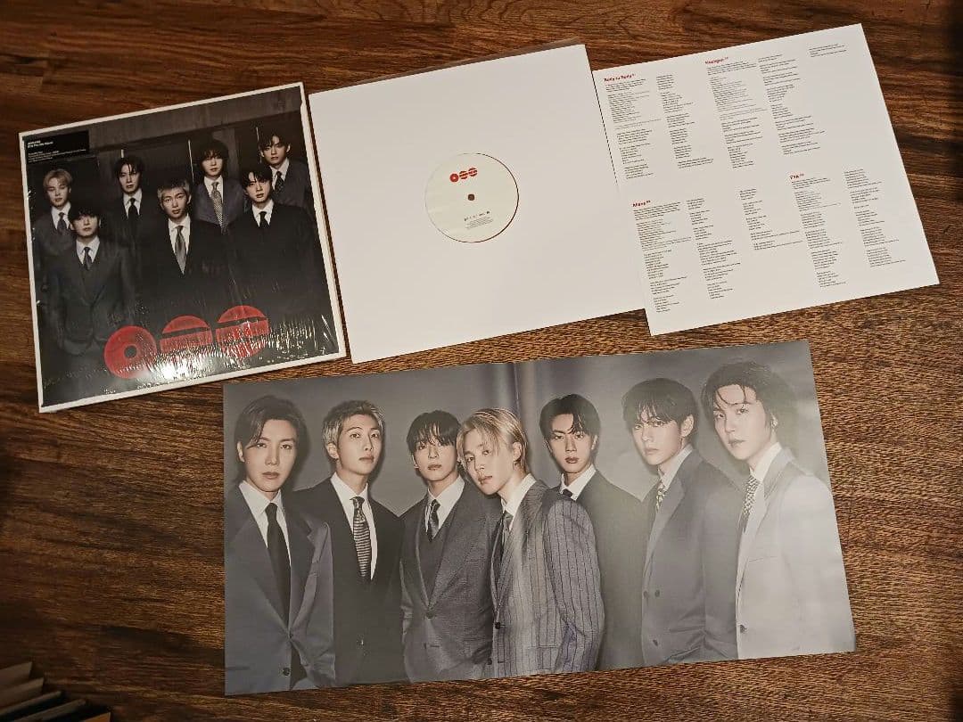 BTS Arirang Vinyl LP 2026 K-Pop Album 14 Tracks Red Color Disc Pre-owned