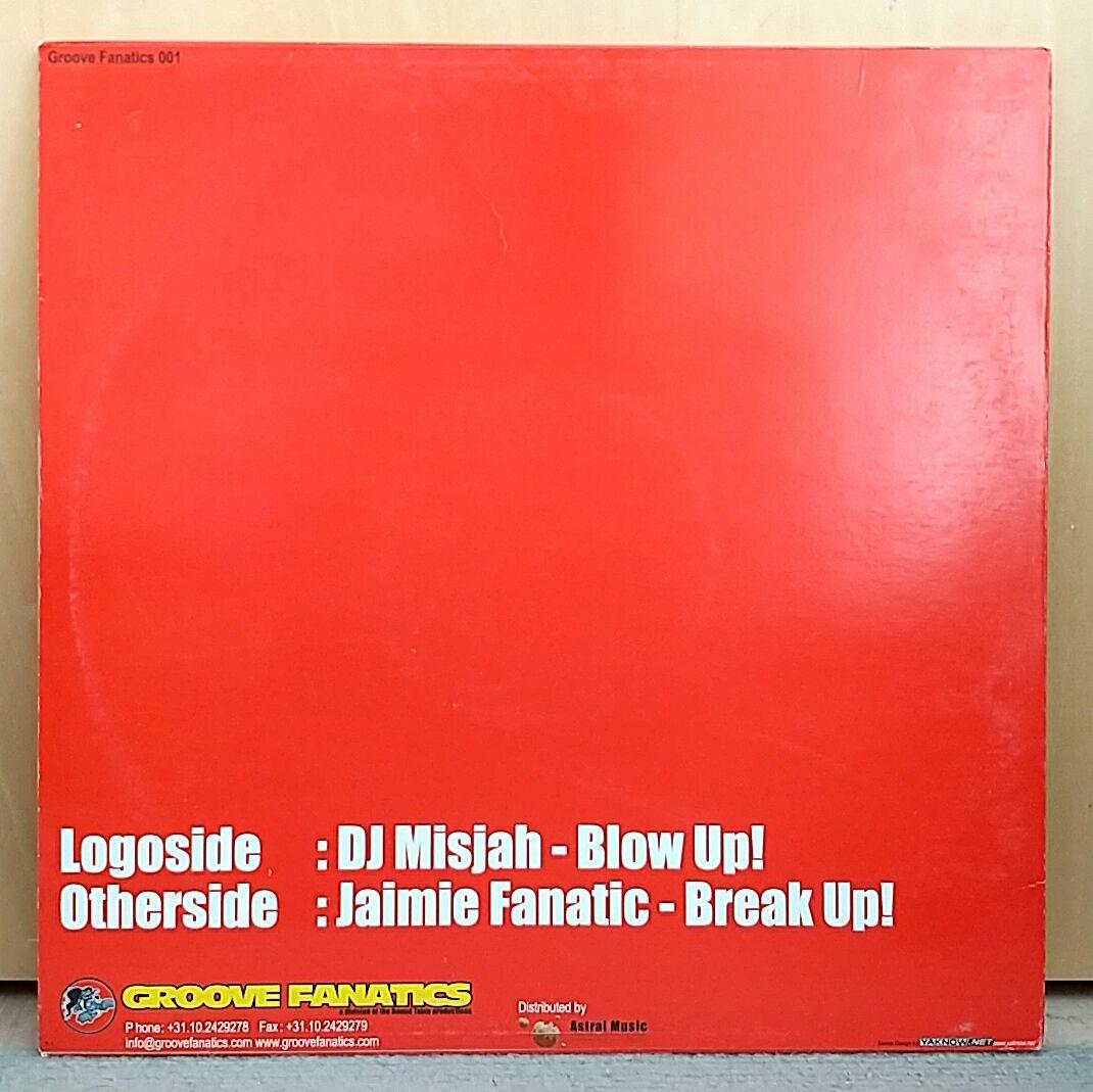 DJ Misjah & Jaimie Fanatic - Break & Blow 12" Vinyl Electronic Techno House