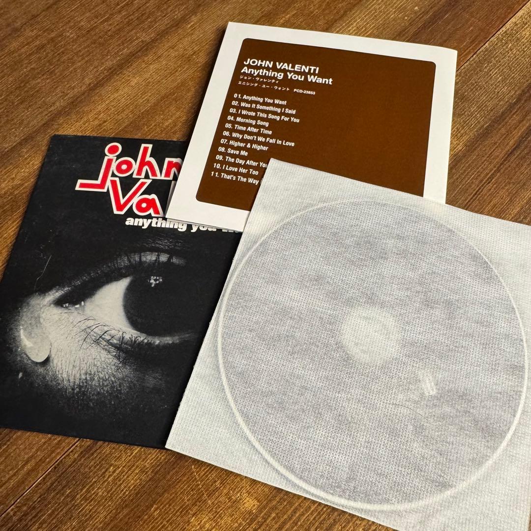 John Valenti - Anything You Want CD Japan Press Mini LP Paper Sleeve