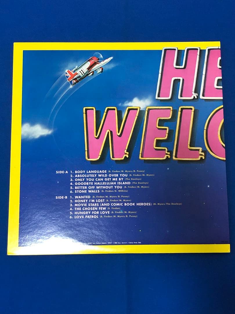 The Dooleys - Hello Welcome! 1979 Japan LP Epic 25-3P-185 Pop Vinyl Record