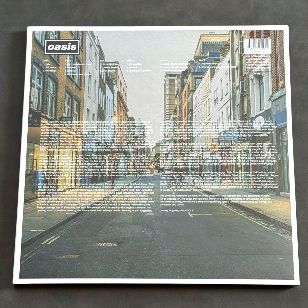 OASIS (What’s The Story) Morning Glory? 30th Anniv Limited Clear Vinyl Used | Japansoundstore