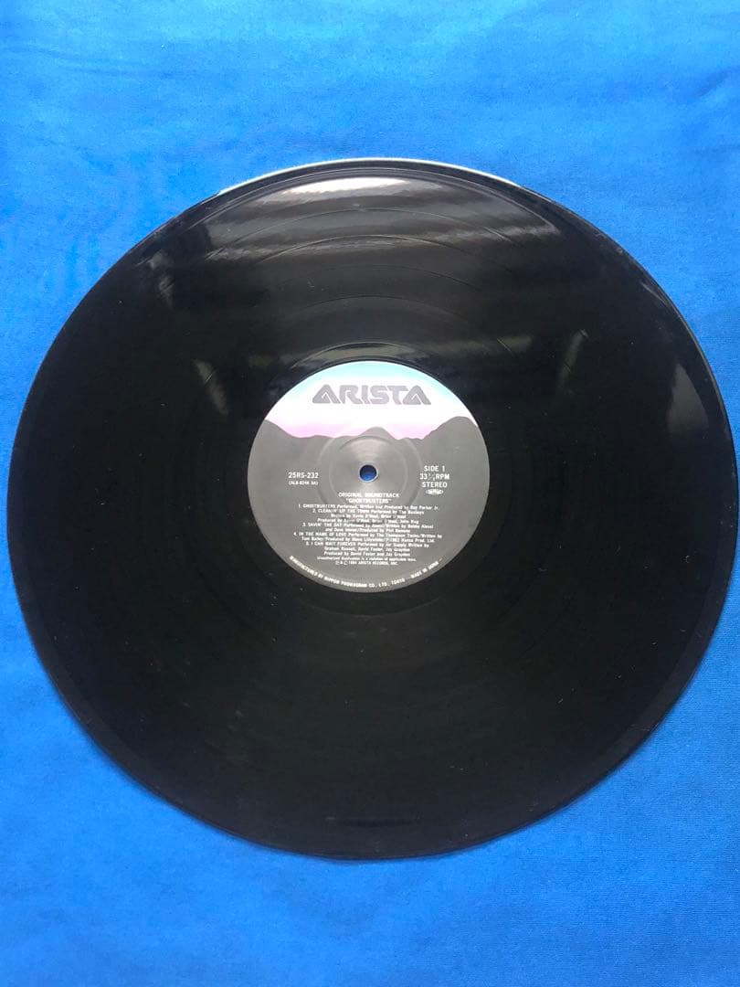 Ghostbusters Original Soundtrack Vinyl LP 1984 Japan 25RS-232 w/ Obi