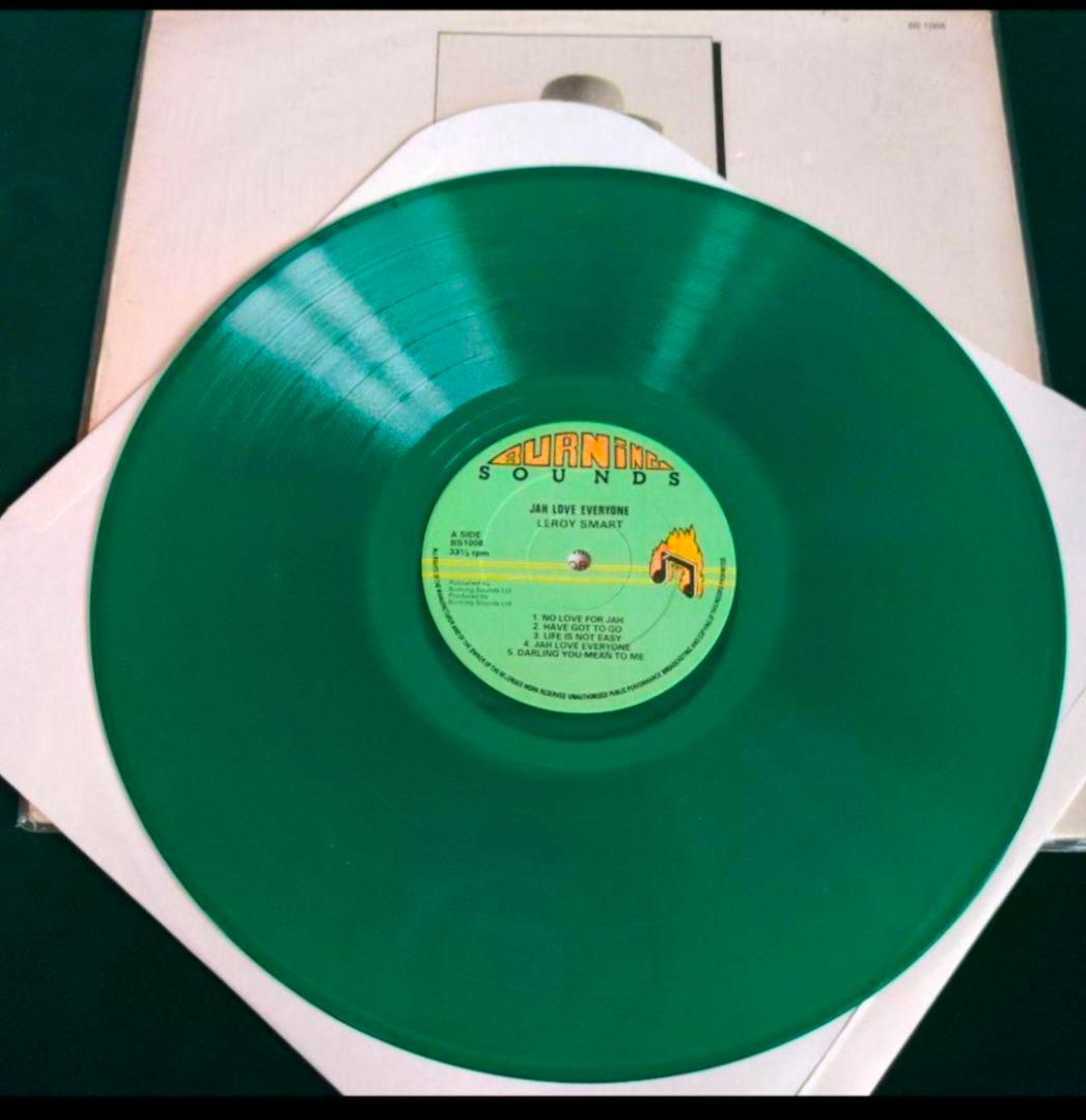 Leroy Smart - Jah Loves Everyone LP Green Vinyl UK Original Roots Reggae