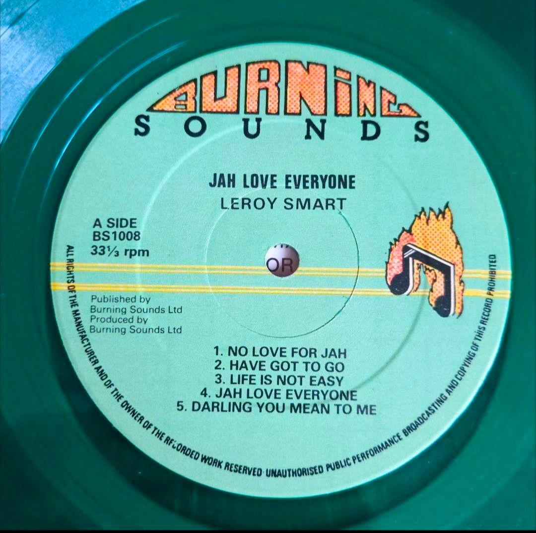 Leroy Smart - Jah Loves Everyone LP Green Vinyl UK Original Roots Reggae