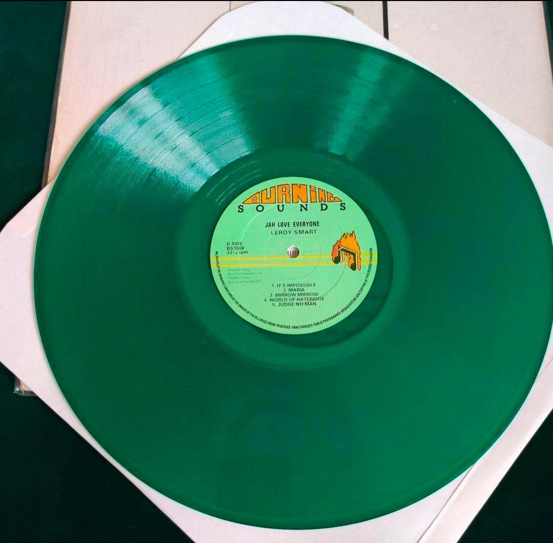 Leroy Smart - Jah Loves Everyone LP Green Vinyl UK Original Roots Reggae