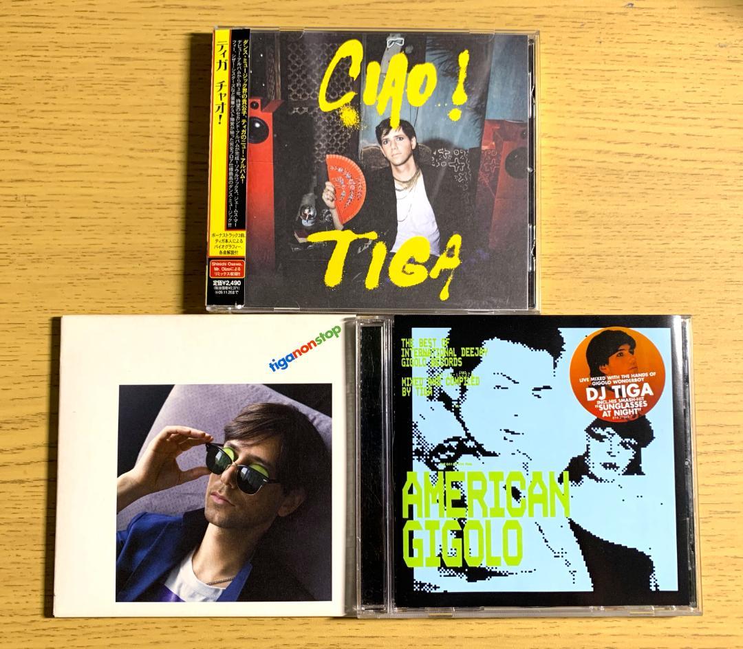 Tiga CD Bundle: Ciao! Japan Press w/ OBI, American Gigolo, & Non Stop Mix CD