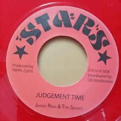 Junior Ross & The Spears - Judgement Time 7" Reggae Single Stars Records