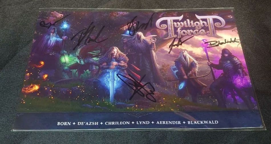Twilight Force Hand-Signed Limited Edition Art Card 100 Copies Rare Metal
