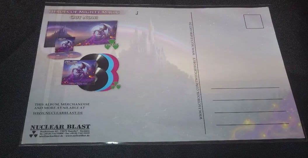 Twilight Force Hand-Signed Limited Edition Art Card 100 Copies Rare Metal