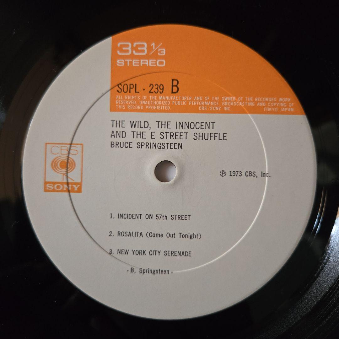 Bruce Springsteen The Wild, The Innocent Japanese OBI Vinyl Record Used | Japansoundstore
