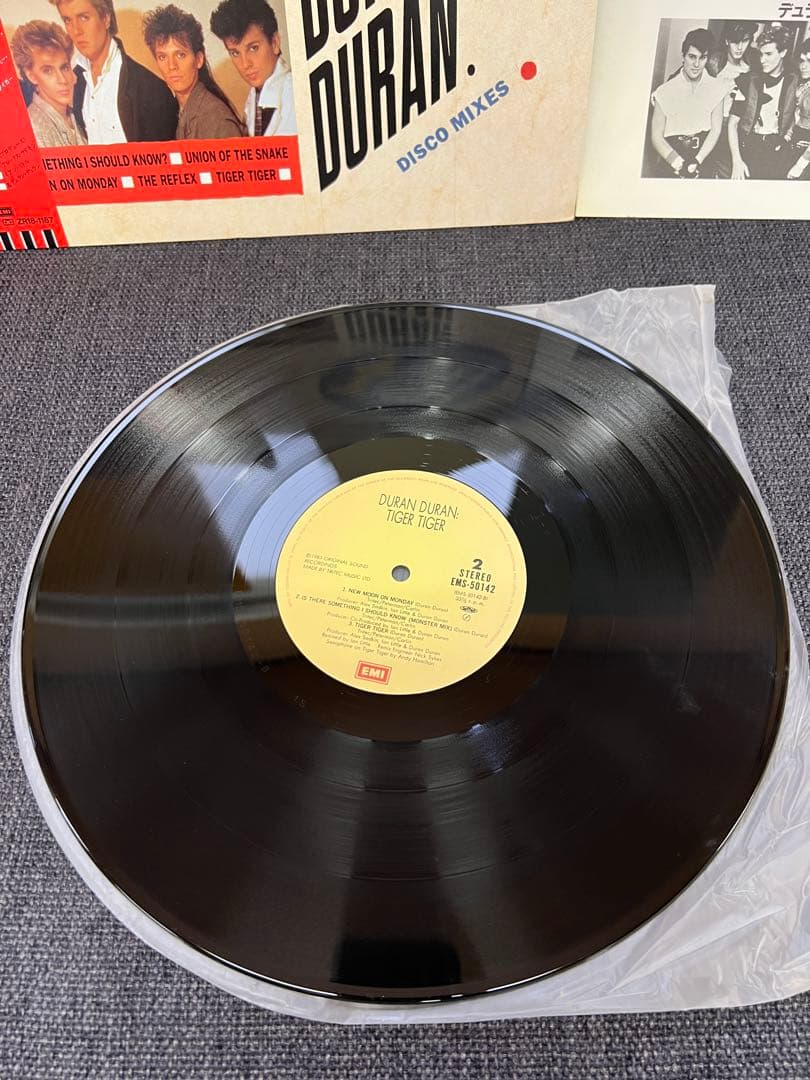 Duran Duran Tiger Tiger! Disco Mixes Japan LP w/ Obi Insert Synth Pop 1983