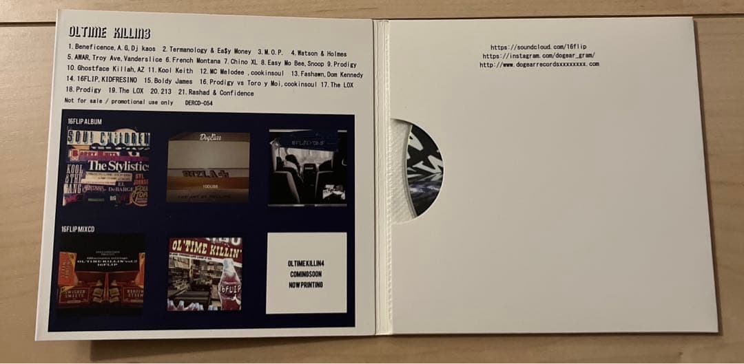 16FLIP Ol' Time Killin' Vol.3 CD Japan Press Dogear Records Mix CD