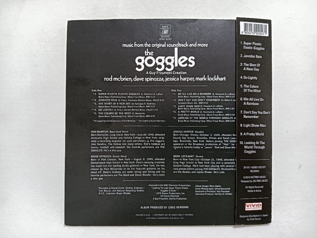 The Goggles - Music From The Original Soundtrack And More CD Japan Press 2010