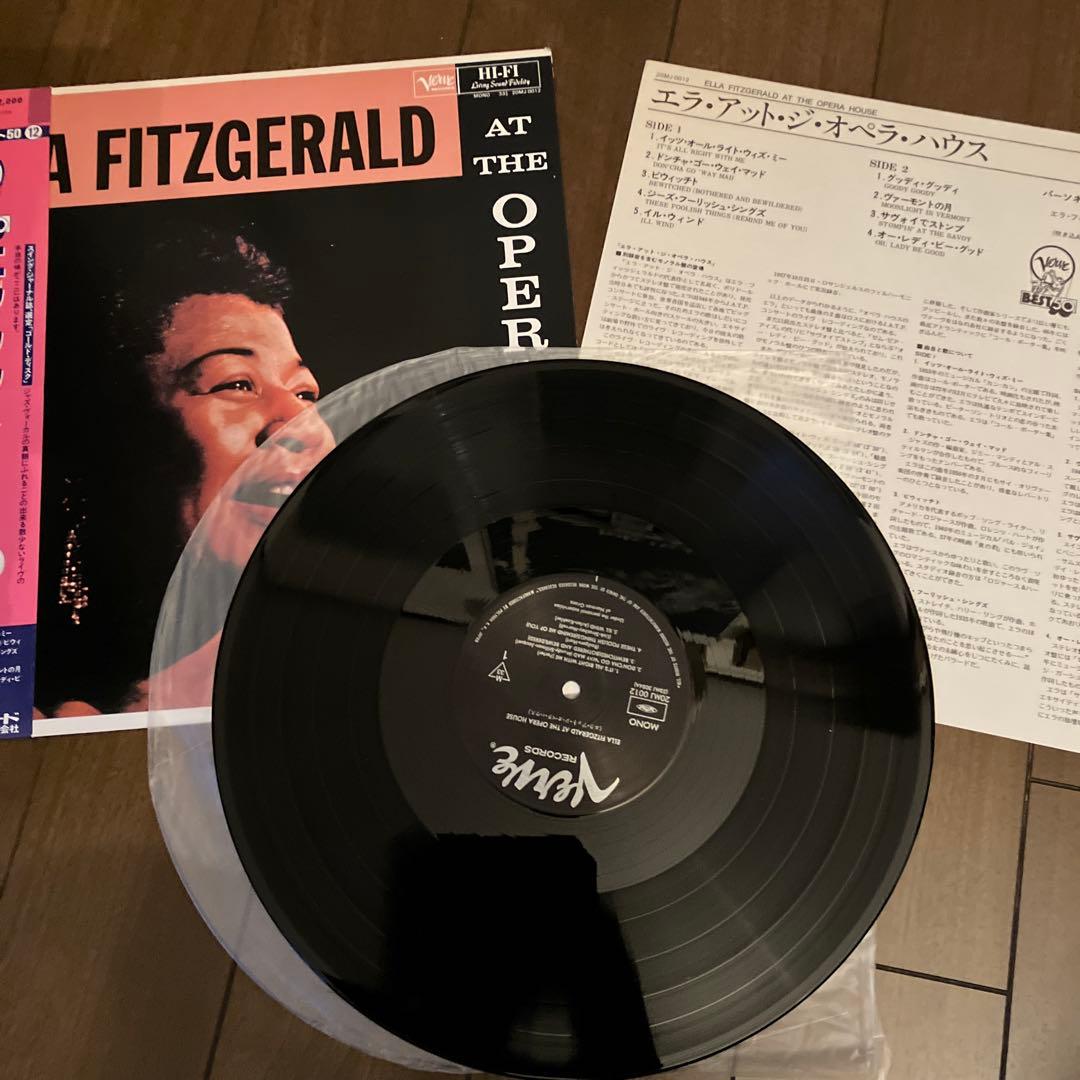 Ella Fitzgerald - At The Opera House LP Japan Vinyl Verve 20MJ 0012 With Obi
