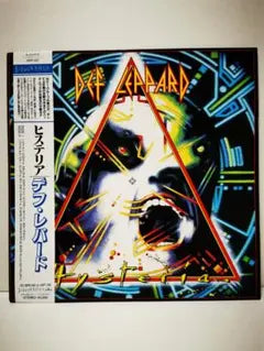 Def Leppard - Hysteria Vinyl LP Japan 25PP-227 Original Pressing with Obi